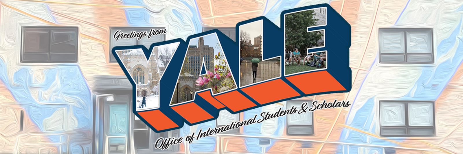 Greetings from Yale postcard
